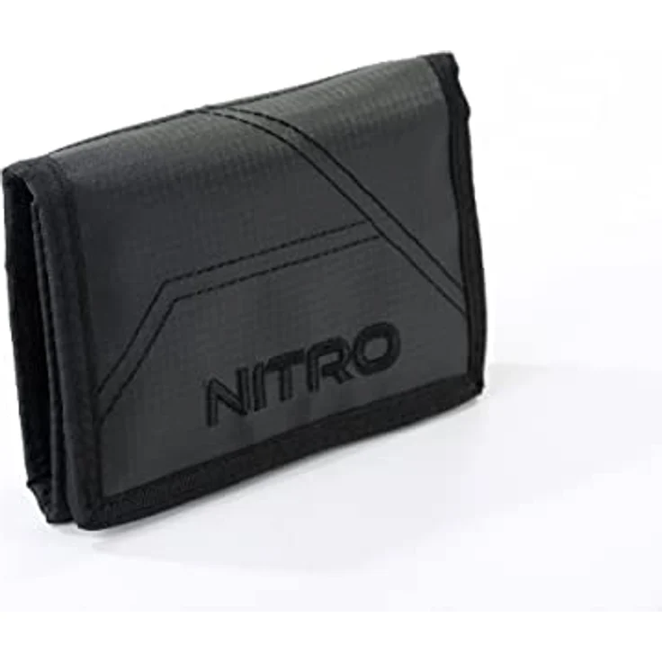 NITRO Wallet, Geldbörse für Kinder, Tough Black, mit Kleingeldfach, 2 Fächern für Scheine, 6 Kreditkartenfächern und Schlüsselring – Bild 14