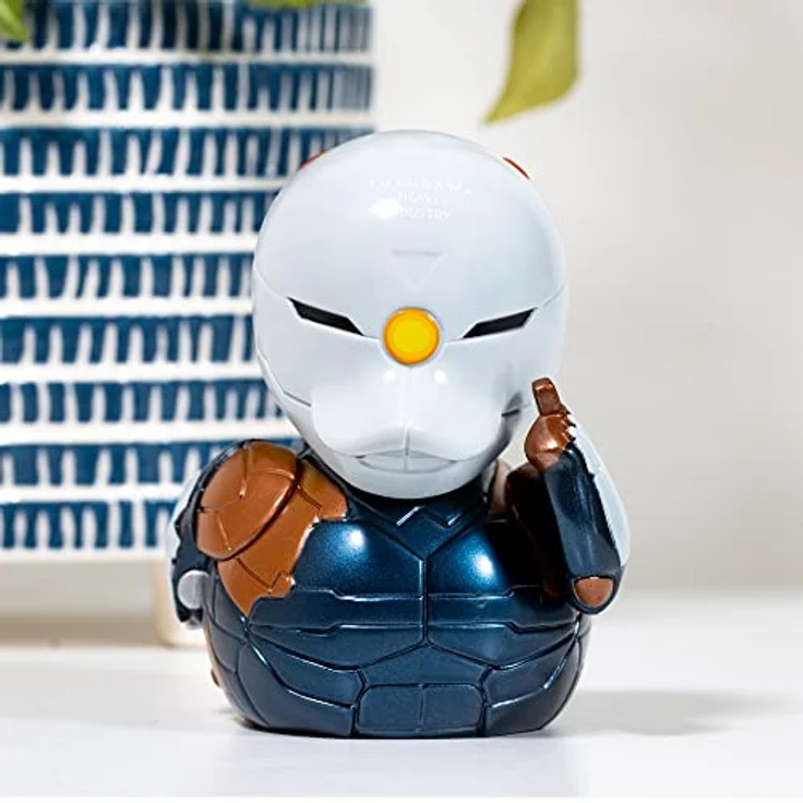 TUBBZ Box-Ausgabe Gray Fox, Sammler-Vinyl-Gummiente Figur, 9 cm groß, offizielles Metal Gear Solid Merchandise – Bild 3