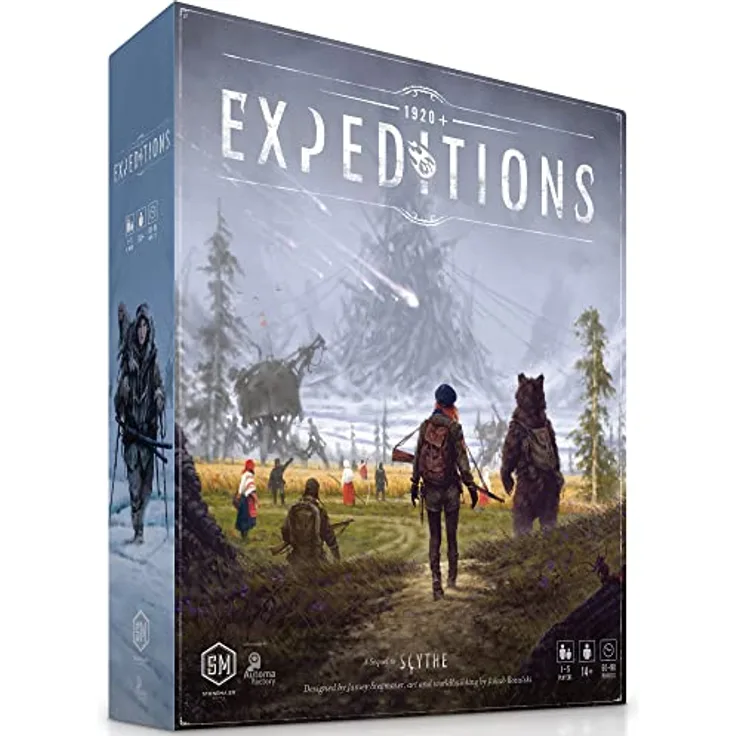 Stonemaier Games Expeditions Board Game (ENGL.), Science-Fiction Adventure with Unique Worker Abilities, 1-5 Players, 60-90 Minutes, Age 14+