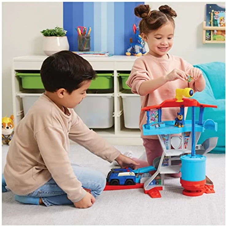 PAW Patrol Lookout Tower Playset with Toy Car Launcher 2 Chase Action Figures Chase’s Police Cruiser and Accessories Kids Toys for Ages 3 and up – Bild 3