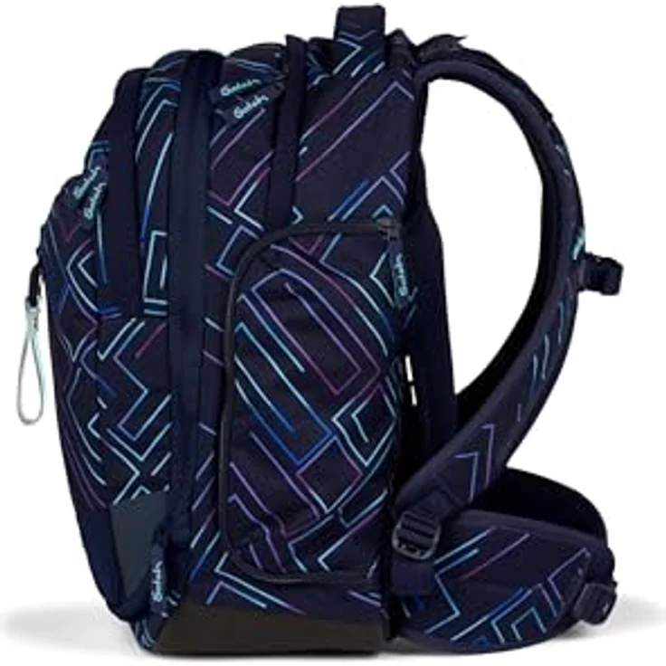 Satch Schulrucksack Match, Polyester, größenverstellbar mit Innenfächern und reflektierenden Streifen – Bild 4