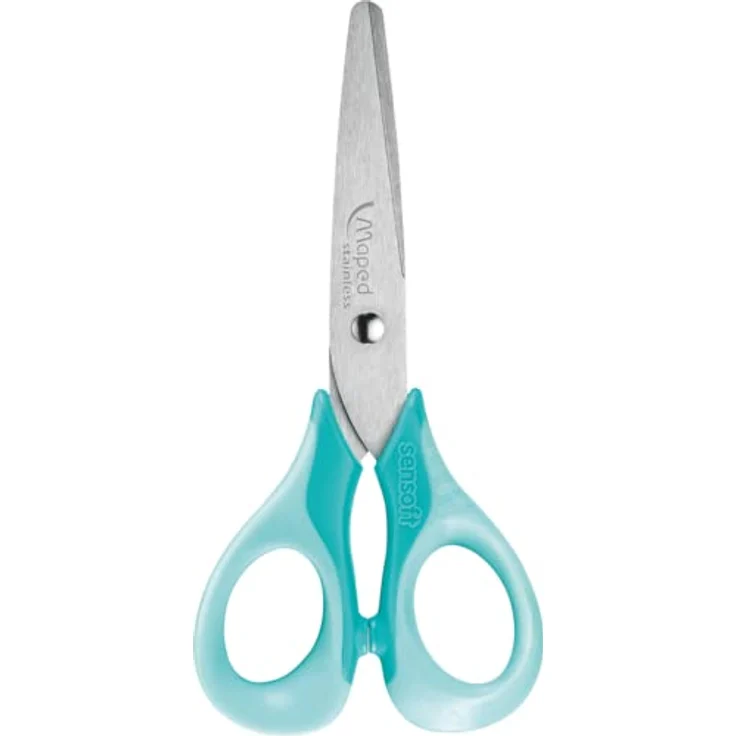 Maped - Schul- und Bastel-Schere SENSOFT PASTELL 13 cm, abgerundete Spitze, flexible und ergonomische Griffe - flieder, Sortiert, 1x Stück, zufällige Farbauswahl - Preisvergleich – Bild 4