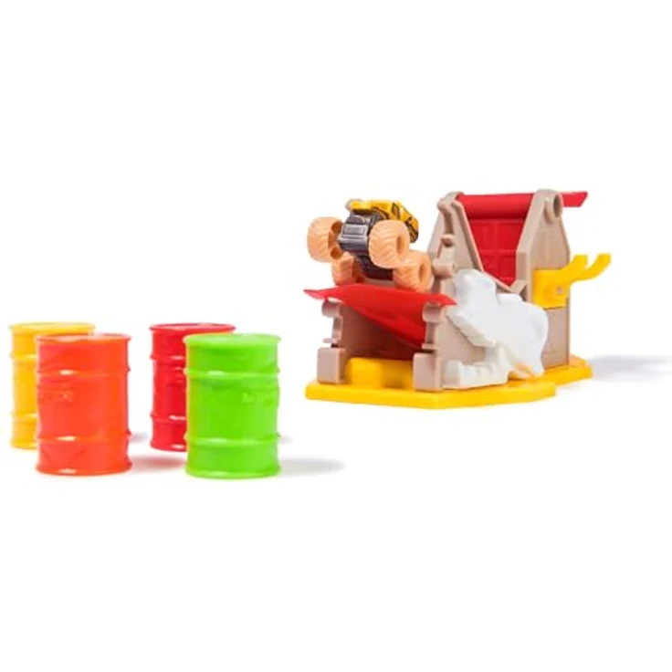 Monster Jam Mini 1:87 Launchers Playset, mit 2 Mini Monster Jam Trucks und verstellbarer Rampe – Bild 7