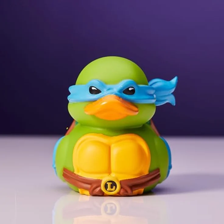 TUBBZ Mini Leonardo Sammelfigur, 5 cm große Vinylgummi-Figur, offizielles TMNT-Merchandise – Bild 3