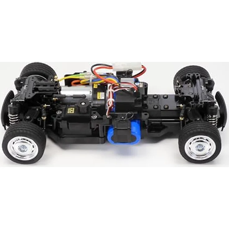 Tamiya 58747 1:10 RC Mini Cooper Racing MB-01, ferngesteuertes Auto im Bausatz, 2WD Antrieb, unlackiert – Bild 3
