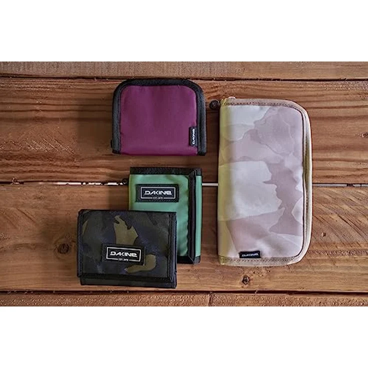 Dakine VERT RAIL Geldbörse, kompakte Polyester Geldbörse mit Klettverschluss für Kreditkarten und Münzen, blau – Bild 4