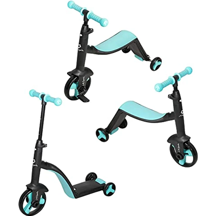 3-in-1 Kids Trike kombiniert Laufrad Dreirad Scooter für Kinder ab 2 Jahren mitwachsend höhenverstellbar – Bild 1