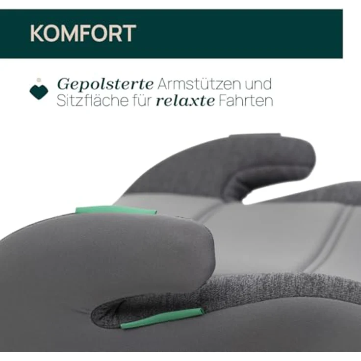 Chicco Quasar Fix I-Size, Kindersitzerhöhung für Kinder von 125 bis 150 cm, mit Isofix-Konnektoren und Gurtführung – Bild 6