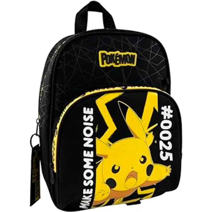 POKÉMON Schulrucksack mit 2 Fächern und seitlichen Netzfächern, gepolsterte Schultergurte und Rückenpartie – Bild 2