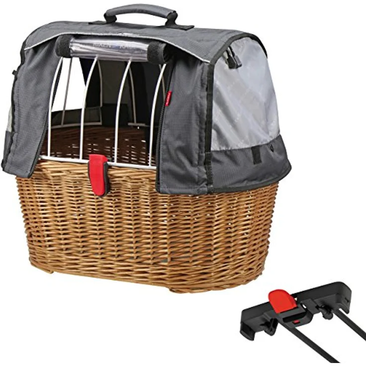 KLICKfix Hundekorb Doggy Basket Plus für Racktime, 0399RH, 36 x 52 x 46 cm – Bild 2