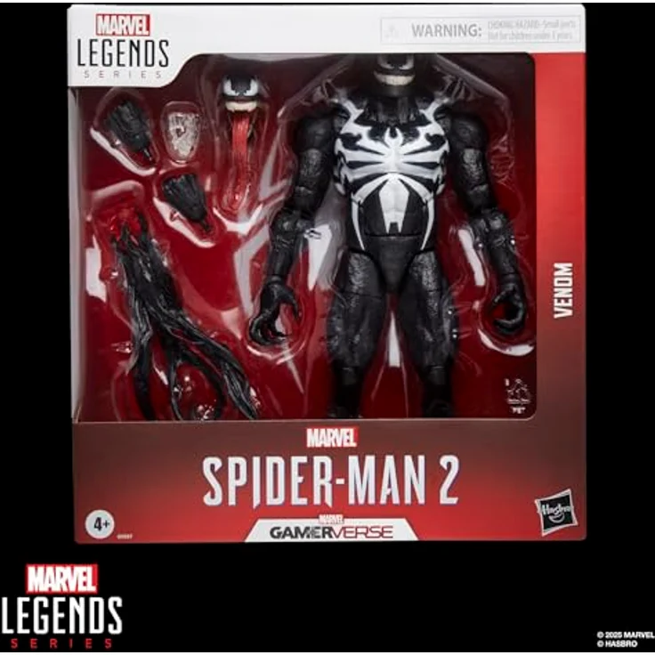 Hasbro Marvel Legends Series Gamerverse Venom Action-Figur, 26,5 cm, mit 4 Accessoires und über 20 Bewegungspunkten – Bild 2