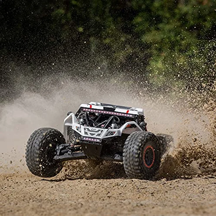 LOSI 1/6 Super Rock Rey V2 4WD Rock Racer Brushless RTR, White – Bild 4