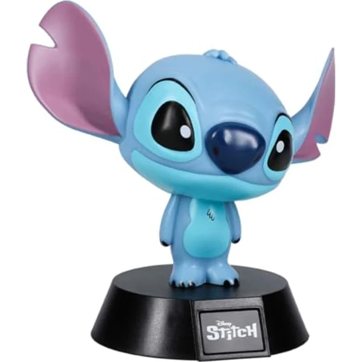 Lilo & Stitch Sammelfigur, Stitch Lampe, 11 cm, offiziell lizenziertes Disney Merchandise, benötigt 2 AAA-Batterien (nicht enthalten) – Bild 1