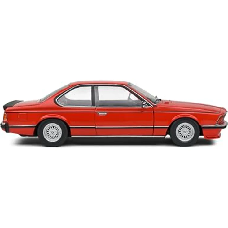 Solido BMW 635 CSi (E24) rot, hochwertiges Diecast Modellauto im Maßstab 1:18 mit beweglichen Türen und lenkbarer Vorderachse – Bild 4