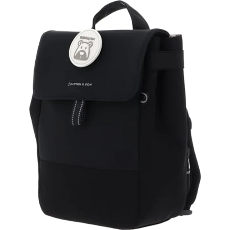 Kapten & Son Fyn Kinderrucksack, 28 cm, schwarz, 100% Polyester, für Kinder – Bild 2