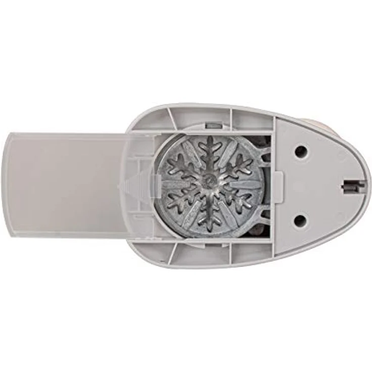 Rayher Hobby 69007000 Motivstanzer Schneeflocke, ø 5,08 cm- 2 Zoll, inkl. Auffangbehälter, geeignet für Papier/Karton bis zu 200g/m², transparente Sicherheitsabdeckung – Bild 3