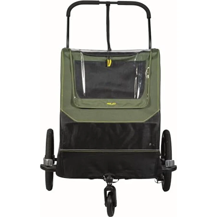 XLC Fahrrad-Hundeanhänger Dog Large BS-C13, für Hunde bis 35 kg, mit wetterfestem Dach, 16" Reifen und klappbarer Deichsel – Bild 2