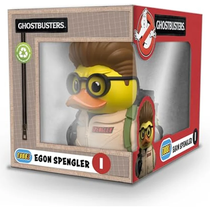 TUBBZ Eco: Ghostbusters - Egon Spengler Cosplaying Rubber Duck Vinyl Figure, hochdetailliert, 9 cm groß, Sammelfigur in Display-Box – Bild 2