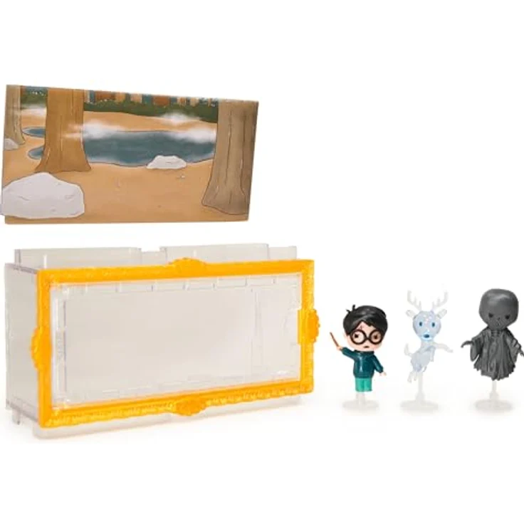 Wizarding World Micro Magical Moments Sammelfiguren Set, Harry Potter, Patronus und Dementor im Setzkasten, für Kinder ab 6 Jahren – Bild 9