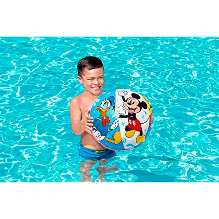 BESTWAY Wasserball Bestway 91098, Aufblasbarer Wasserball "Disney Junior Mickey & Friends", Ø 51 cm, Mehrfarbig – Bild 11
