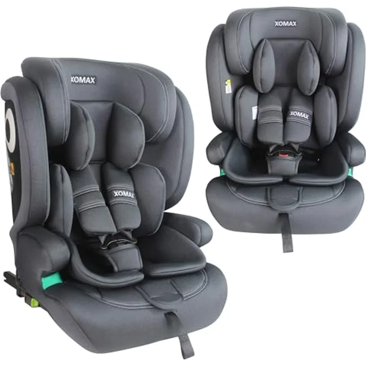 XOMAX Autokindersitz LM238 anthrazit ISOFIX, Kindersitz 9-36 kg, geeignet für Kinder von 15 Monaten bis 12 Jahren – Bild 4