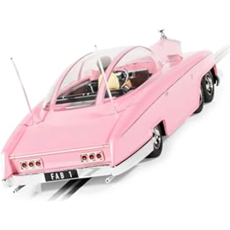 Scalextric C4479 Thunderbirds FAB-1 Film- und TV-Slotcar, Rose, Maßstab 1:32, mit Rolls-Royce Design und luxuriösem Interieur – Bild 3