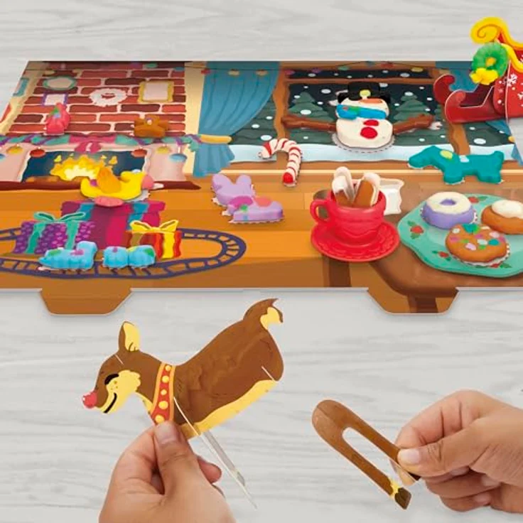 Hasbro Play-Doh Holiday Adventskalender, 24 Überraschungsgeschenke mit Play-Doh-Dosen und Zubehör – Bild 5