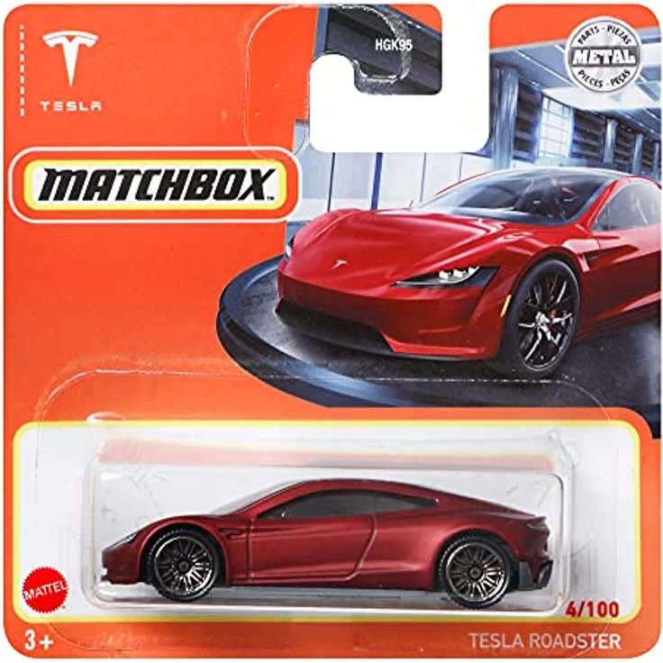 Mattel HGK95 Matchbox Tesla Roadster – Bild 5