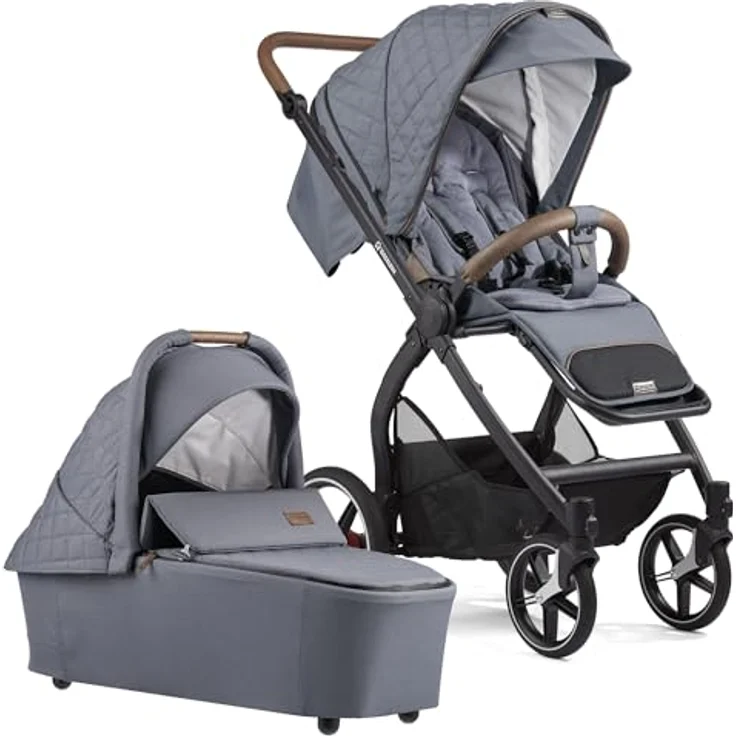 Gesslein FX4 Swing 2in1, Kombikinderwagen-Set inkl. Babywanne Panorama Lyx, 10 kg leicht, mit umfangreichem Zubehör – Bild 3