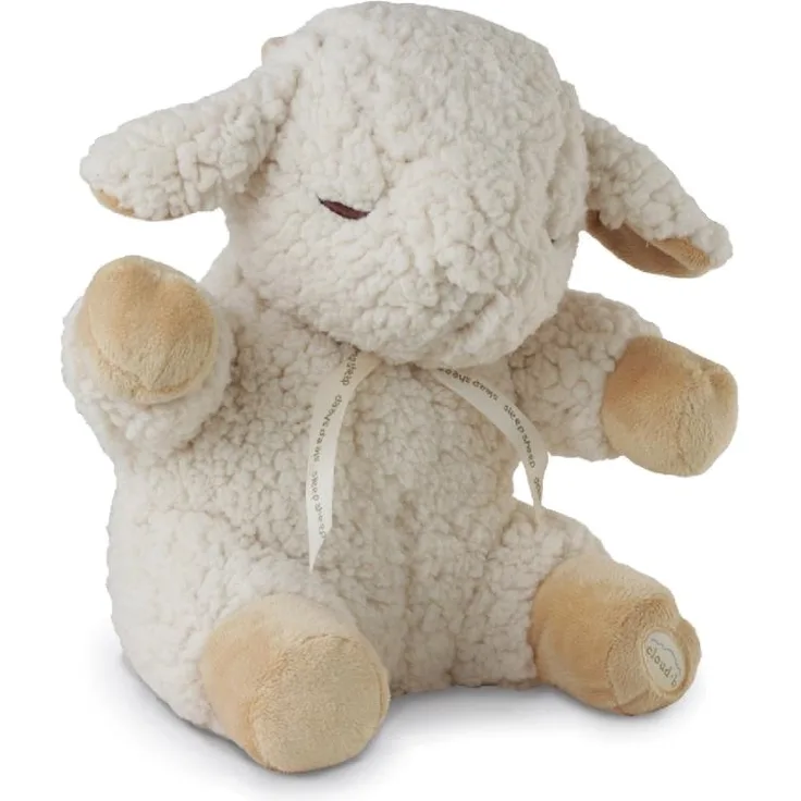 Cloud B Sleep Sheep™, Schlafhilfe mit Klangbox, 8 sanfte Geräusche und Melodien, Timer für 23 oder 45 Minuten