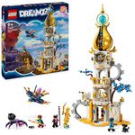 LEGO DREAMZzz Turm des Sandmanns, Schloss-Spielzeug für Kinder zum Bauen, Set mit Fantasy-Tieren inklusive Spinne und Vogel, Geschenk für Mädchen und Jungen ab 9 Jahren 71477