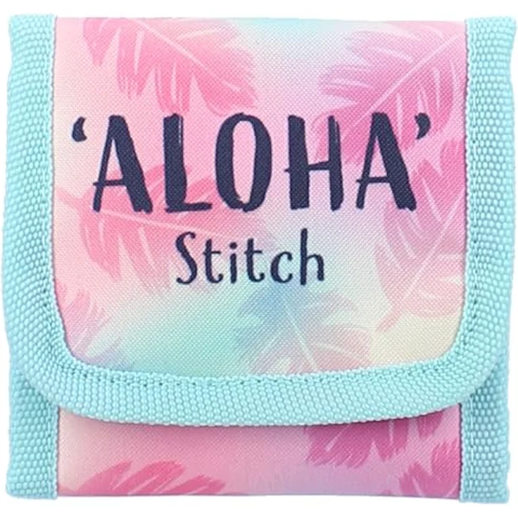 Vadobag Geldbörse Kinder Aloha Stitch Wild Energy, Portemonnaie aus Polyester, 10 x 10 cm, Wild Energy – Bild 4