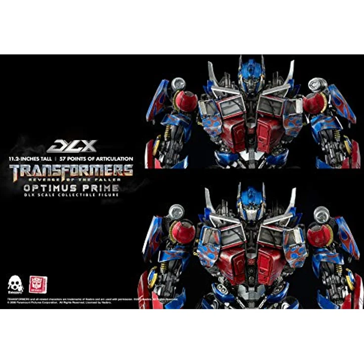 threezero Transformers ROTF Optimus Prime Deluxe Scale Figur, voll beweglich, Netz-Design – Bild 4