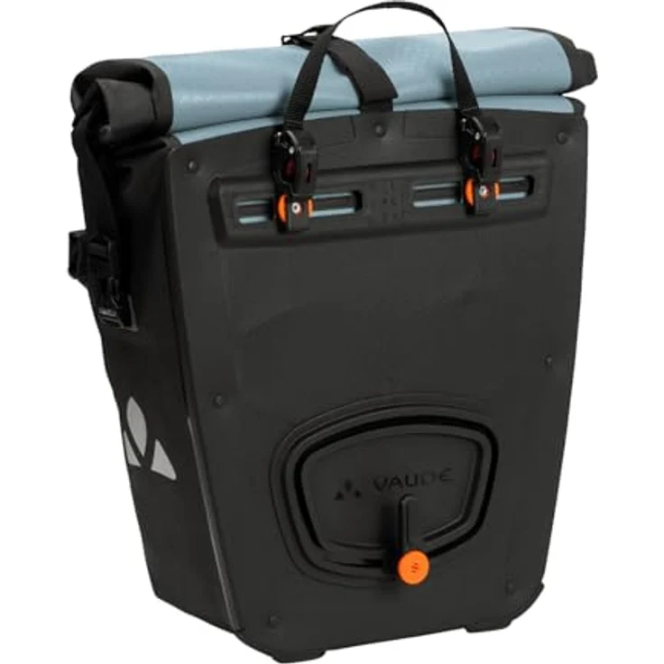 VAUDE Aqua Back Plus Single (Rec), Kinderfahrradtasche mit wasserdichtem Wickelverschluss, blau – Bild 2