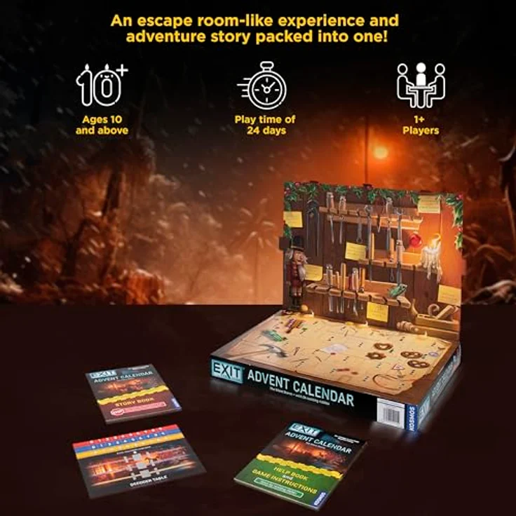 Thames & Kosmos EXIT - Advent Calendar - The Silent Storm (EN) - Escape Room Card Game – Bild 3