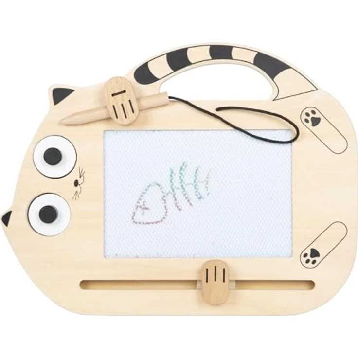 Small Foot Zaubertafel Katze, magnetisch mit Tragegriff, mehrfarbiger Farbverlauf – Bild 3