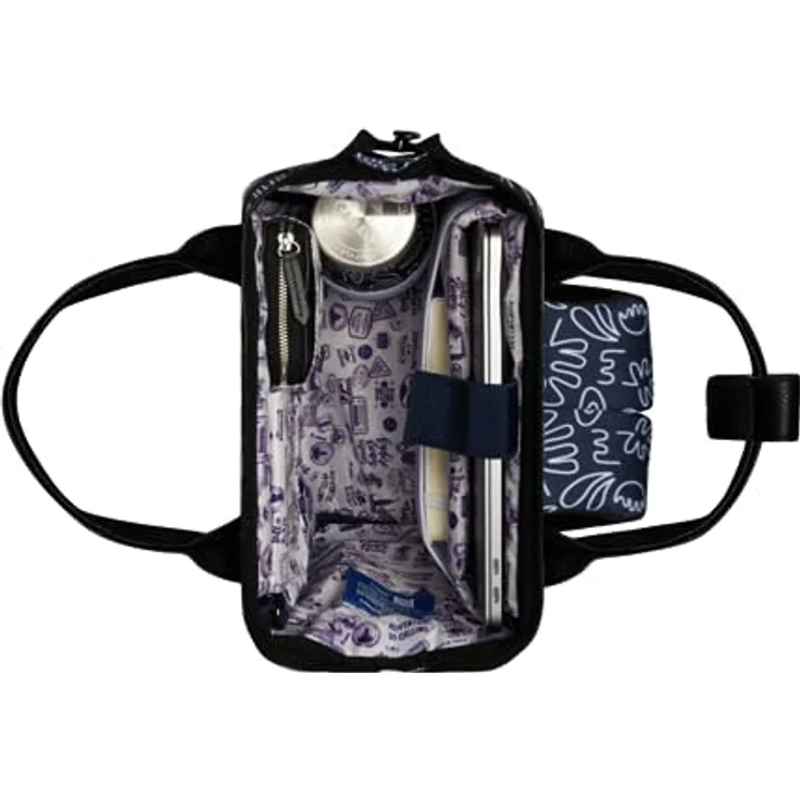 Cabaia Adventurer All Over Small Kinderrucksack, 32 cm, schwarz, 100% Nylon, 23 cm x 13 cm x 32 cm – Bild 3