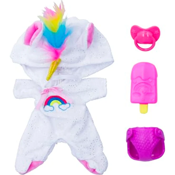 IMC TOYS Cry Babies Loving Care Fantasy Dreamy, Babypuppe mit weichem Pyjama, echten Tränen und Zubehörset, für Kinder ab 18 Monaten – Bild 7