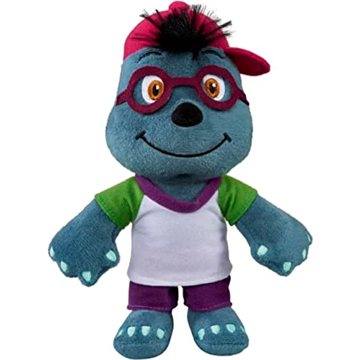 Bauer Spielwaren "Toggolino Monti: Kuscheltier aus softem Plüsch, offiziell lizenzierter Plüschartikel aus der Super RTL Kinderserie Toggolino, 20 cm, grau (12240)