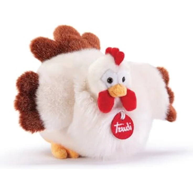 Trudi Daisy Gallina, Plüsch Henne S 18x19x21 cm, hochwertiges Kuscheltier aus feuerhemmendem Polyester, waschbar, ideales Geschenk für Kinder und Erwachsene – Bild 3