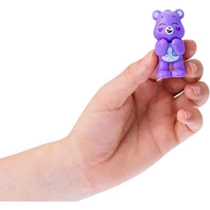 joojee GmbH Care Bears Mystery Figuren Serie 1, Sammelfiguren in Blind Pack, ca. 5 cm, 26 Charaktere, detailreich, beflockte Modelle und Zubehör enthalten – Bild 4