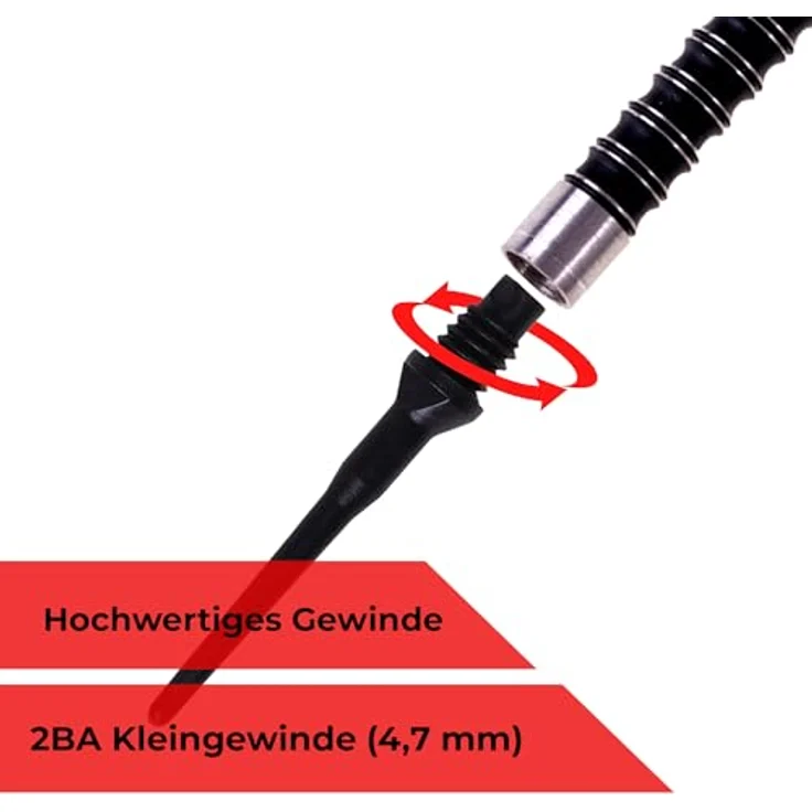 Karella Profi Dartspitzen Keypoint-Special, 1000 Stück, extrem formstabile 2BA Gewinde, Soft Tips in schwarz, rot, blau, weiß, Made in Germany – Bild 3