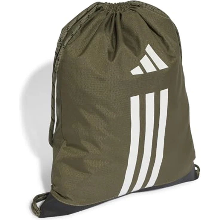 adidas Performance Sporttasche TR GYMSACK, Kindersporttasche mit recycelten Materialien, schwarz – Bild 3