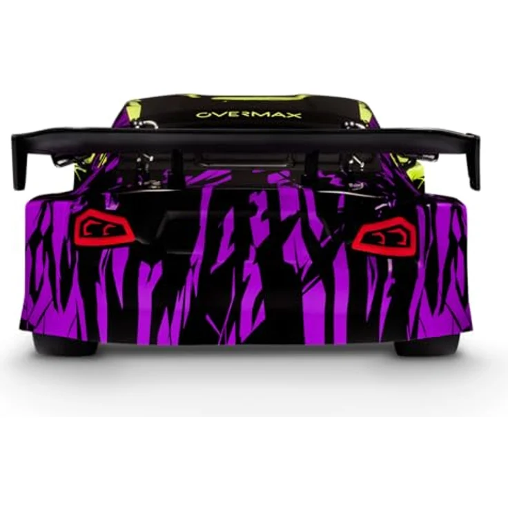 Overmax X-Drifty Ferngesteuertes RC Auto für Kinder ab 3 Jahren, Drift Car 1:16, 20 km/h, Reichweite bis zu 80 m, 4WD, 2 Batterien 500 mAh Radsatz, Hindernis-Set Aufkleber – Bild 4