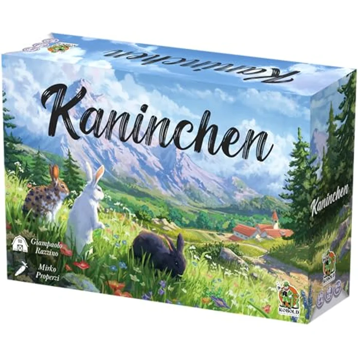 Kobold Spieleverlag Kaninchen, smartes Legespiel für 2-4 Spieler, kompakte Reisegröße, auf Deutsch – Bild 1