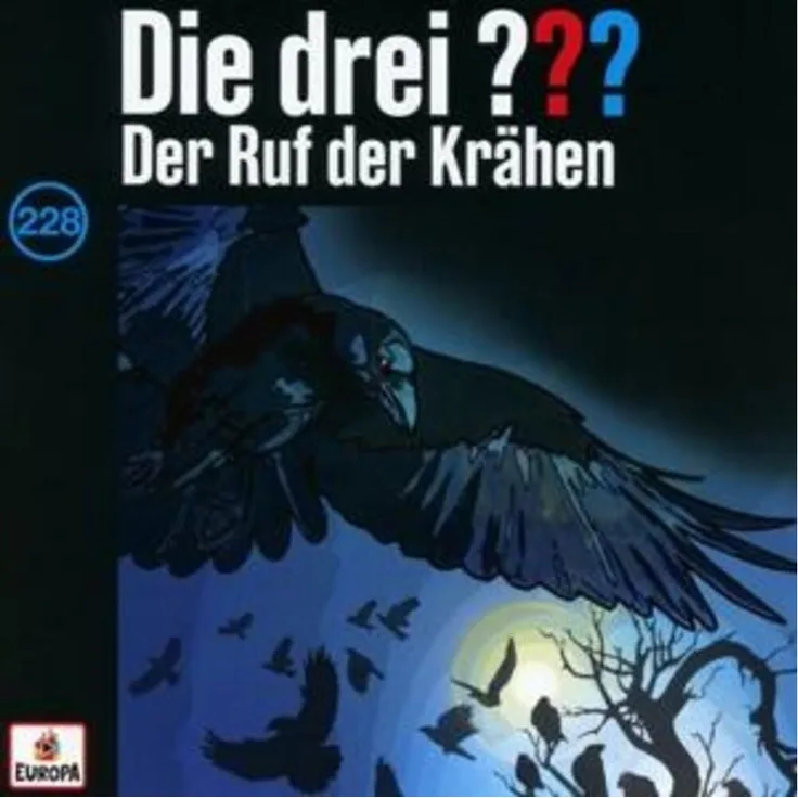 OTTO Hörspiel Die drei ??? 228: Der Ruf der Krähen - Unheimliches Abenteuer mit ungewöhnlichen Gegnern, Kinder- / Jugendromane, Detektiv- u. Kriminalgeschichten, 8 / 12 Jahre
