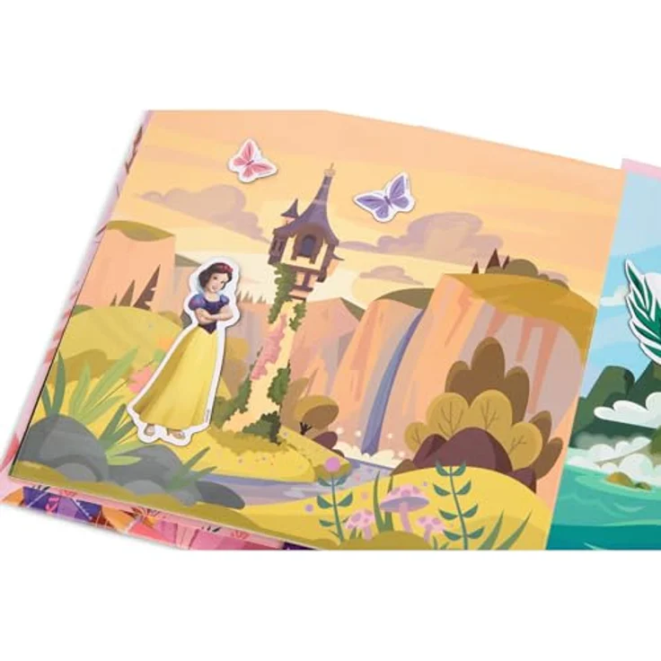 Canenco Sticker Disney Princess - Magnet Buch, mit Verschluckbare Kleinteile, Erstickungsgefahr, nicht geeignet für Kinder unter 3 Jahren – Bild 4