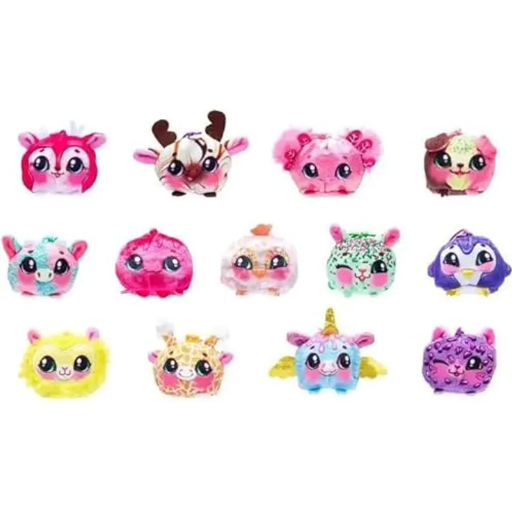 Moose Cookeez Makery: Yum Yumz Single Pack, Plüsch Eiscreme Tiere mit Duft, über 30 Sammelcharaktere, von der Marke Moose
