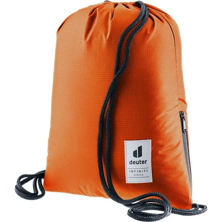 deuter Infiniti Gymbag saffron, Sporttasche mit Smartphone-Fach, 14 Liter