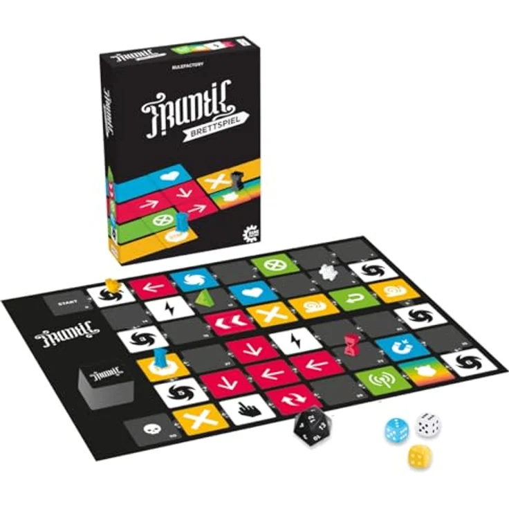 Game Factory 646076 Frantic Brettspiel, chaotisches Laufspiel für 2-6 Personen, ab 12 Jahren – Bild 2